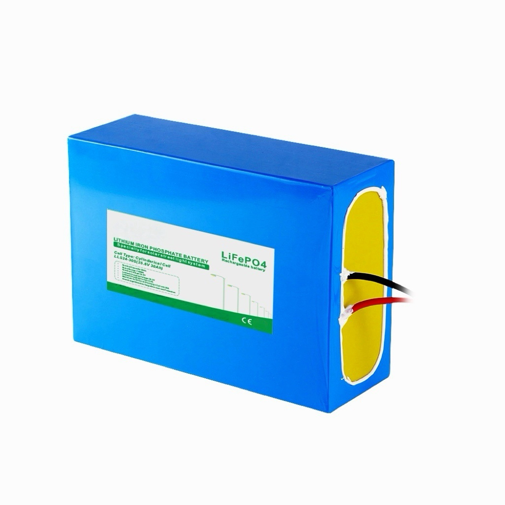 Solar street light lithium battery